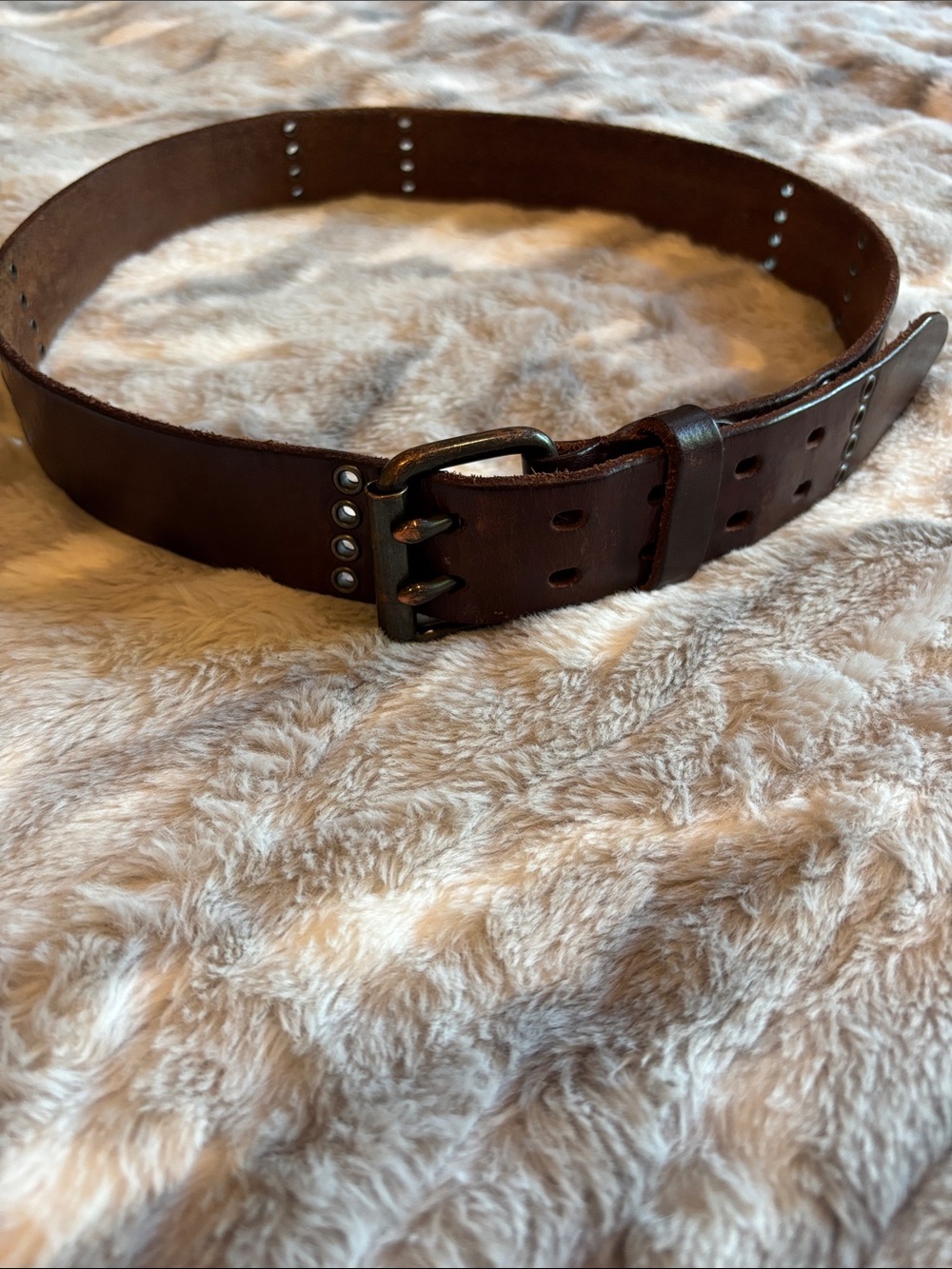 Genuine Classic Brown Leather Women’s Belt